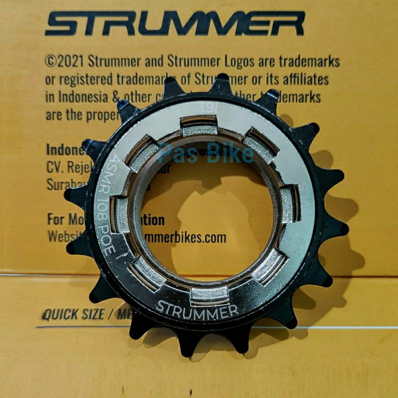 Freewheel Jangkrik 16T Strummer 9 Pawl ASMR Gir Single BMX