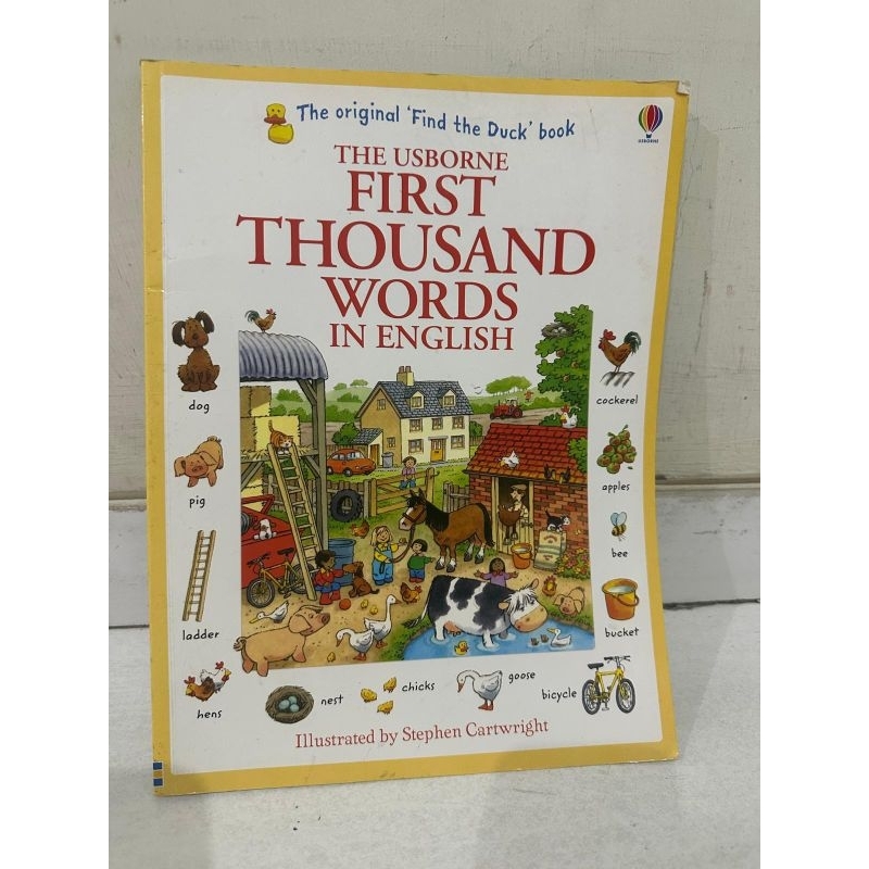 Children Storybook / Usborne First Thousand Words