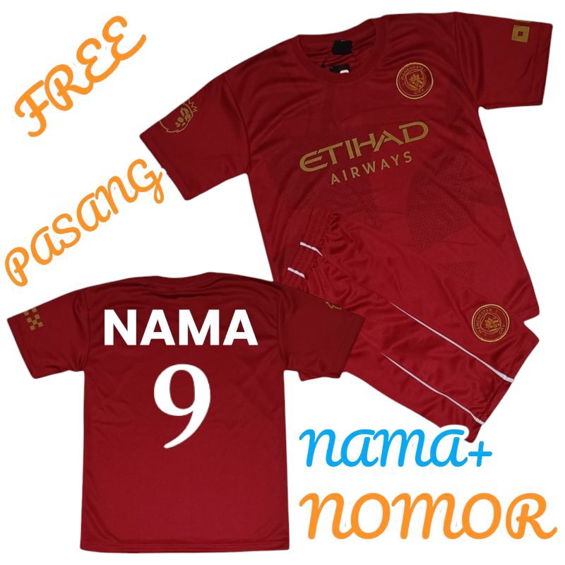 setelan Jersey bola anak MANCHESTER CITY,SETELAN JERSEY BOLA PORTUGALL/ BAJU BOLA ANAK AC MILAN UMUR