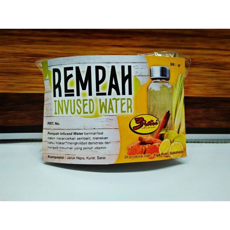 

WEDANG INVUSED WATER 3 PUTRI (1 PACK ISI 10 PCS)