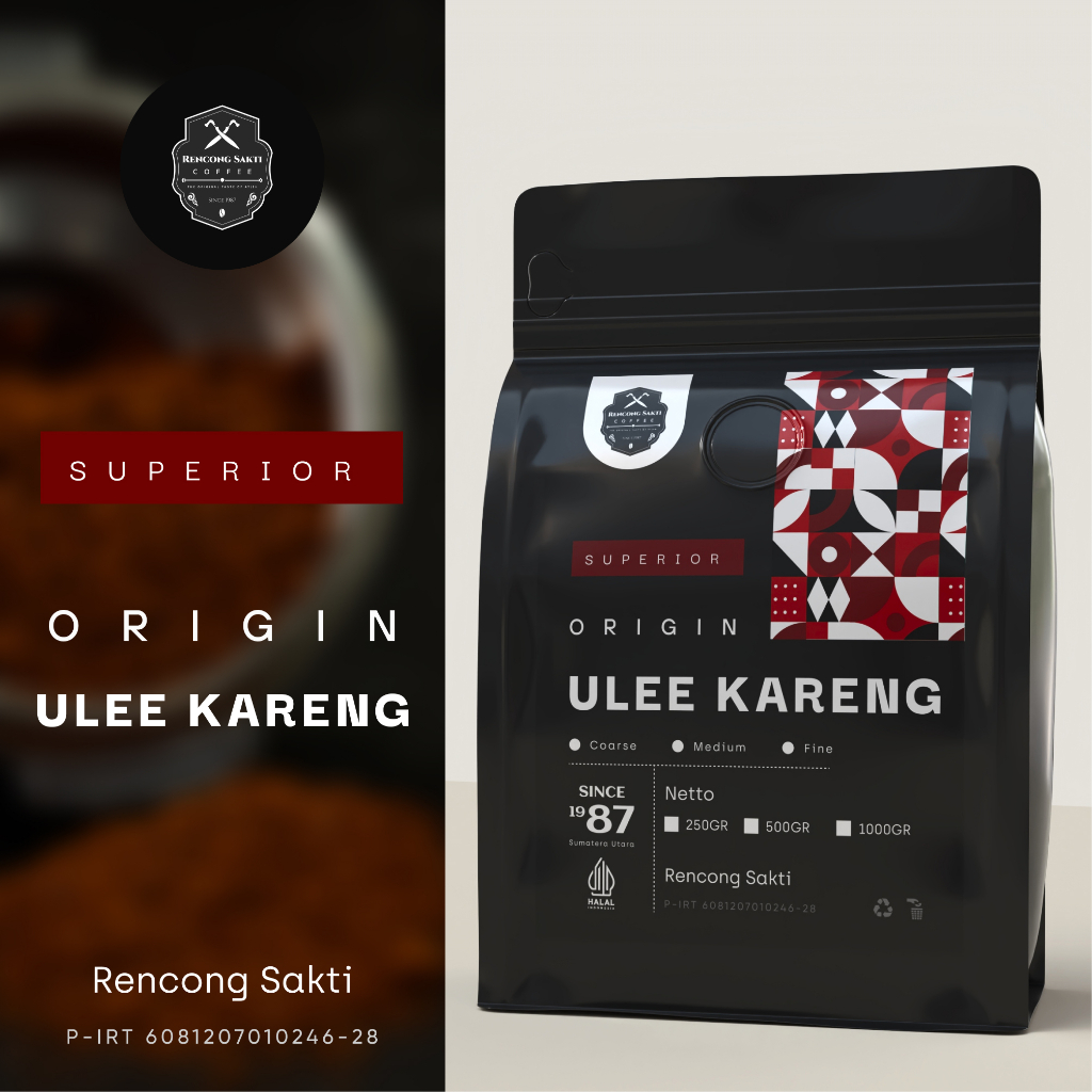 

Kopi UlleKareng Kualitas Super Asli Murni 100℅ - Nikmat Khas Tradisional Aceh
