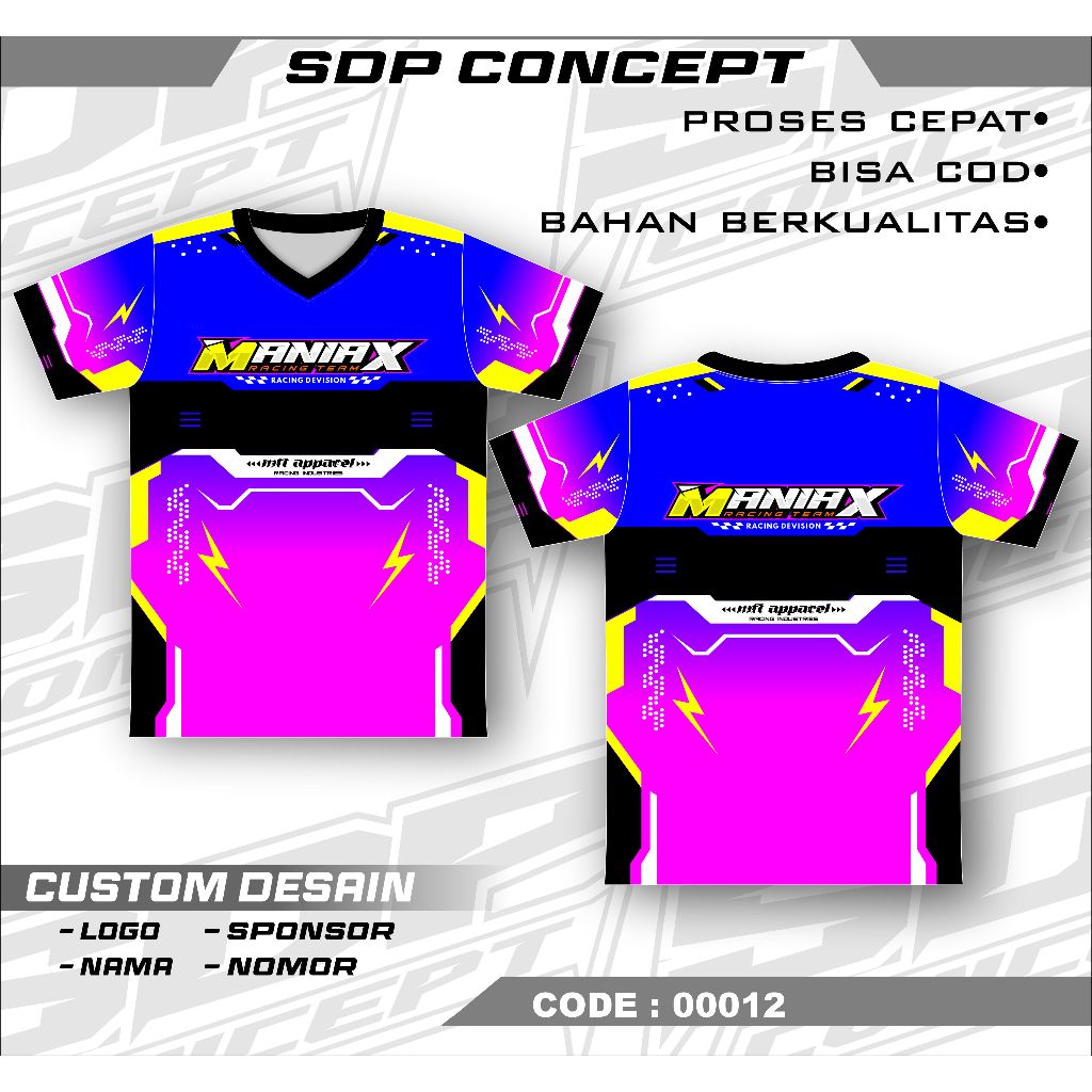 Kaos Jersey Racing | Jersey Racing Custom | Jersey Balap | Baju Jersey Racing Custom | Jersey Custom