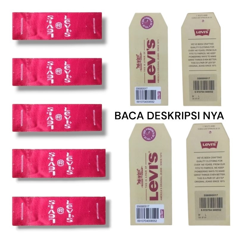 TAG LEVI'S | HANGTAG LEVI'S