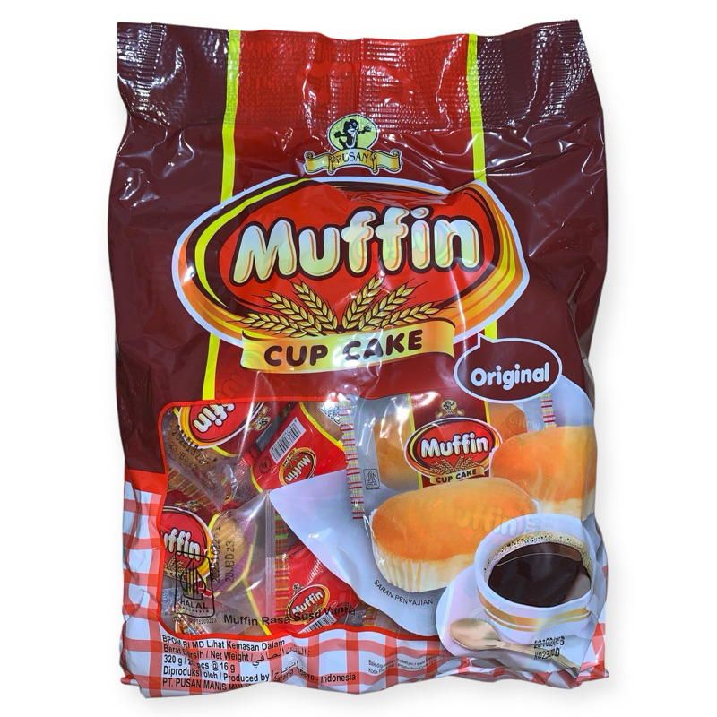 

PUSAN MUFFIN CUP CAKE - RASA ORIGINAL (320g / 20pcs @16g)