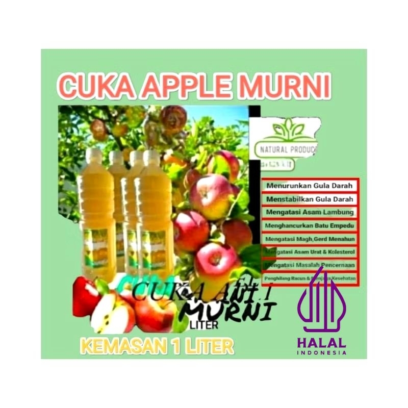 

CUKA APEL - WITH MOTHER - ORIGINAL (sudah sertifikasi halal)