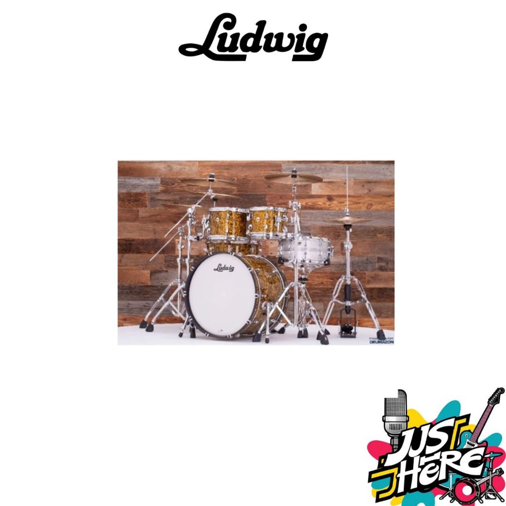 DRUM LUDWIG NEUSONIC MOD2 LN34204TXA6 (7x10, 8x12, 16x16, 14x22),  BUTTERSCOTH PEARL (6 PCS) W/SNARE