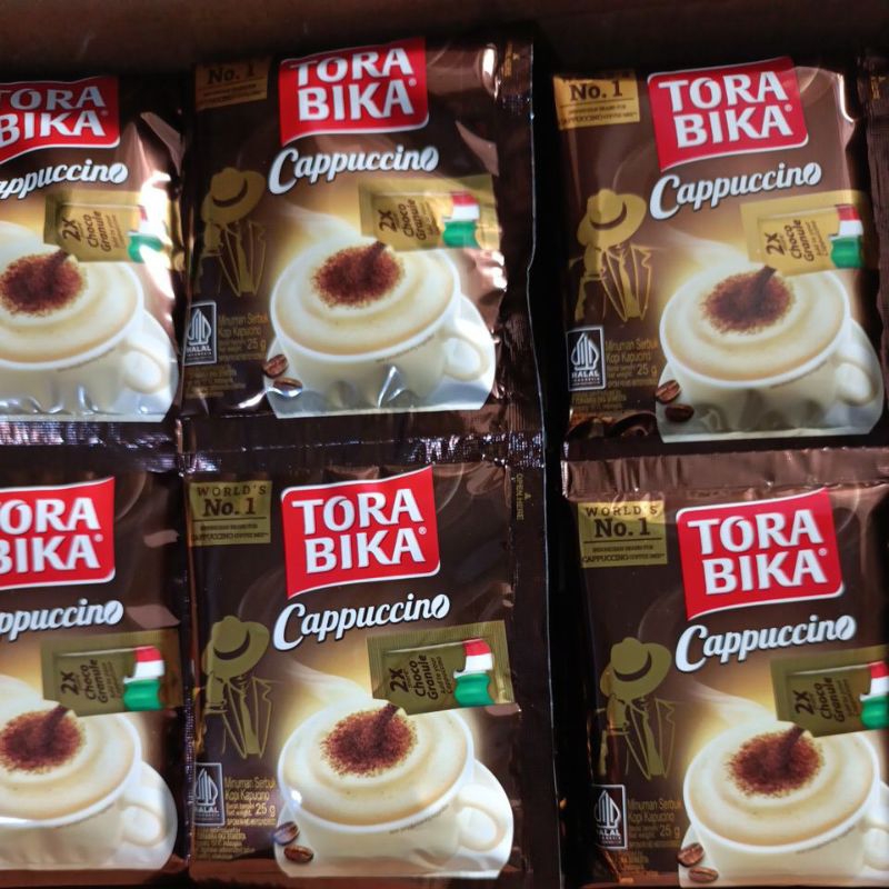 

TORABIKA CAPPUCINO 25g 1RENCENG ISI 10 SACHET