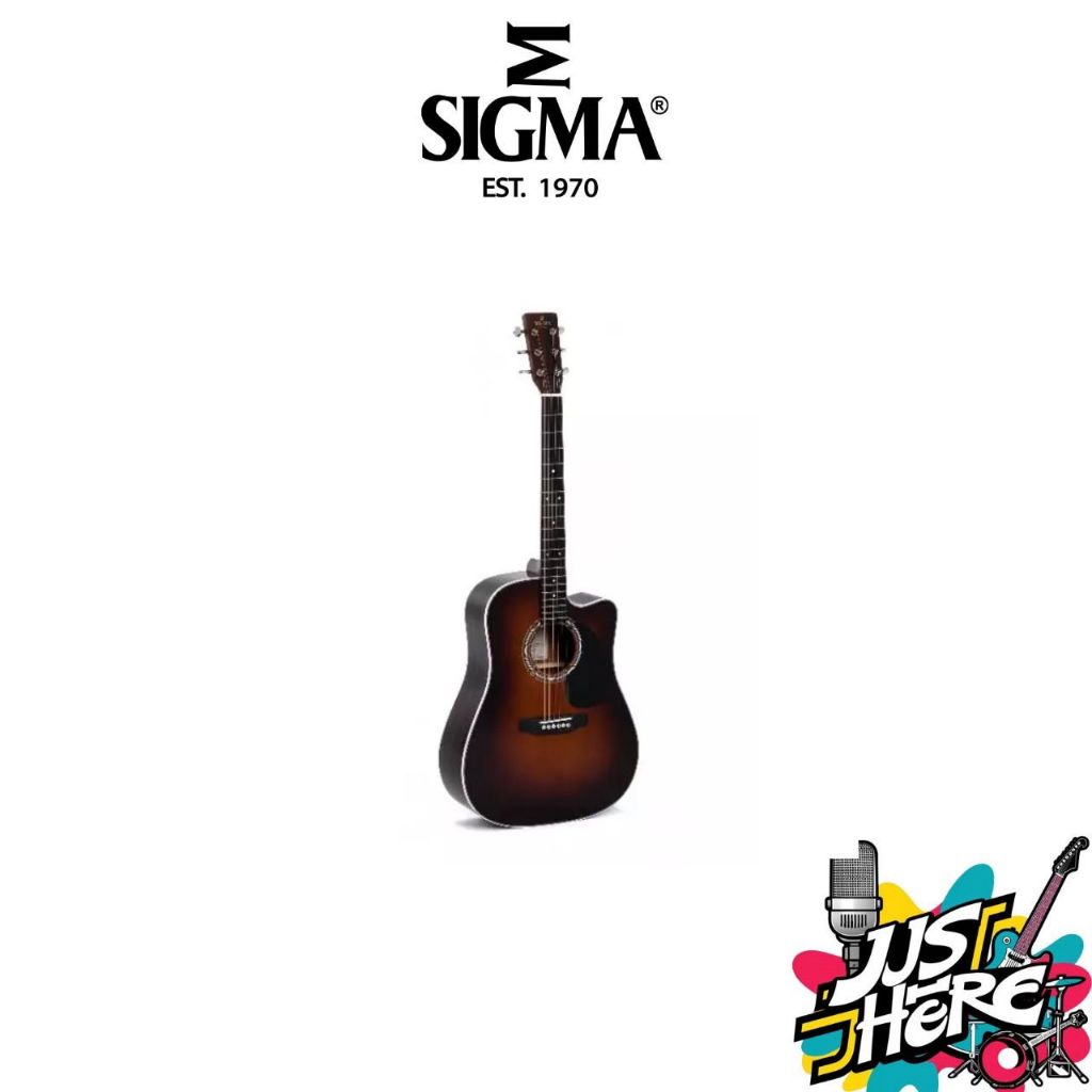 Acoustic electric guitar gitar SIGMA DTC-1STE-SB+