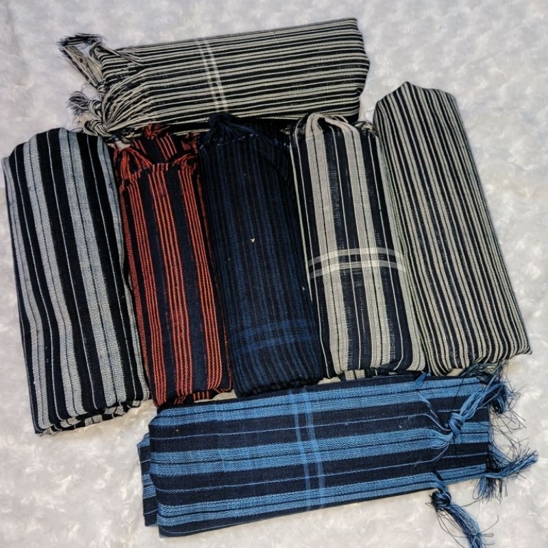 KAIN TENUN LURIK - JARIK LOMPONG KELI - KAIN TENUN GENDONGAN KAYU JAMU RUMPUT