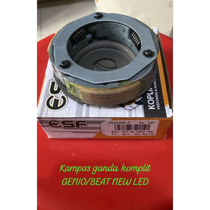 Kampas ganda komplit GENIO/BEAT NEW LED