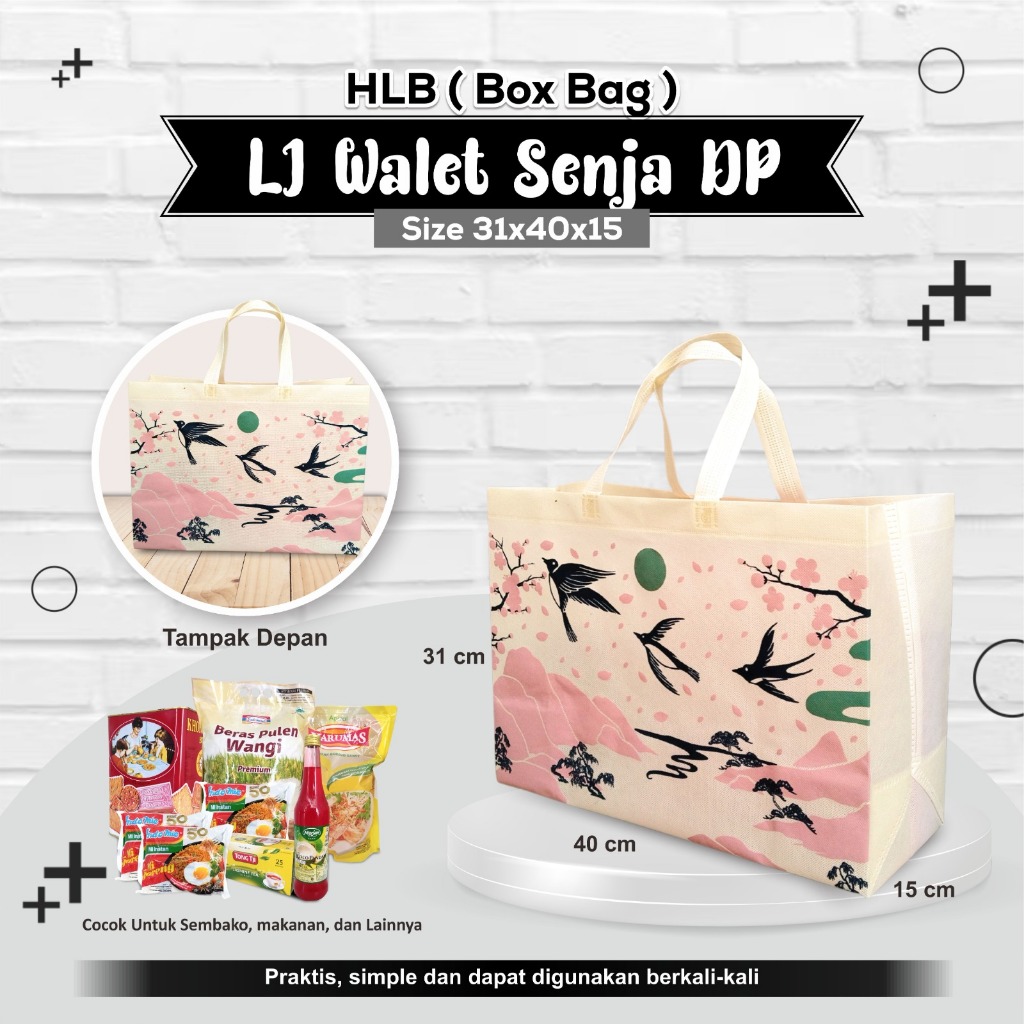 

ALTHEA Tas Parcel Tas Souvenir Tas Hantaran Tas Hampers Goodie Bag Bingkisan Tas Sembako 31x40x15