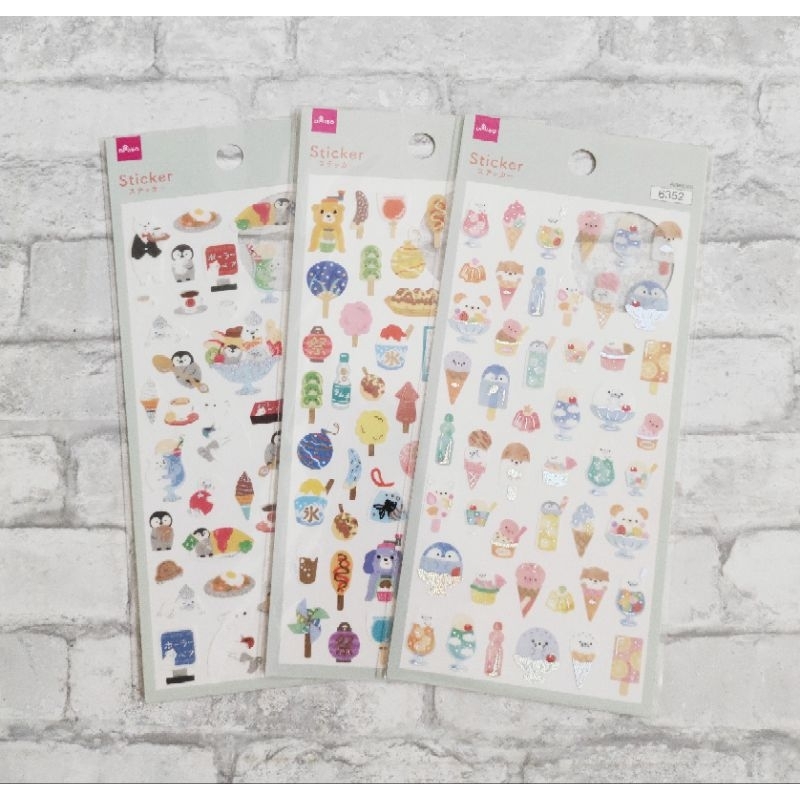 

Stiker Hologram Lucu Animals Jurnaling Diary Binder Japan