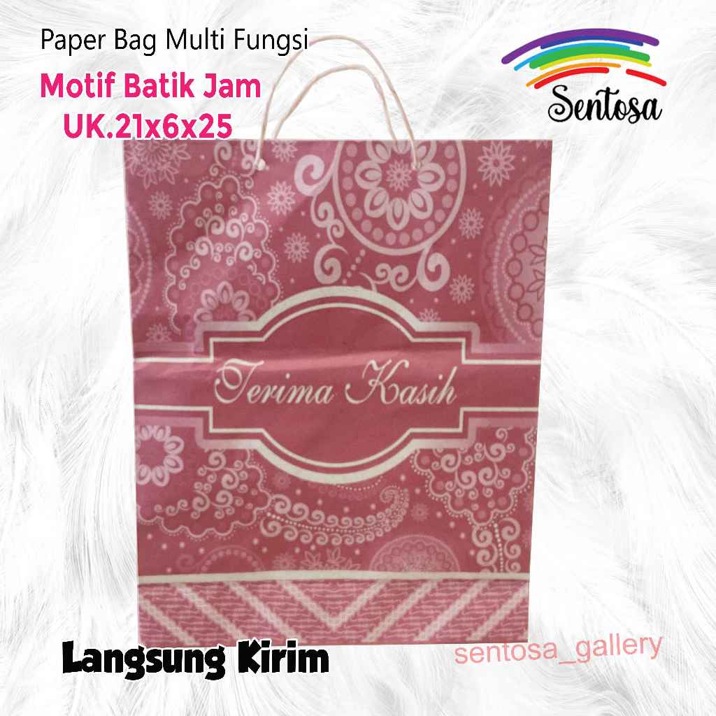 

PAPERBAG BATIK KEREN UK P21XL6XT26 SIAP KIRIM BISA COD