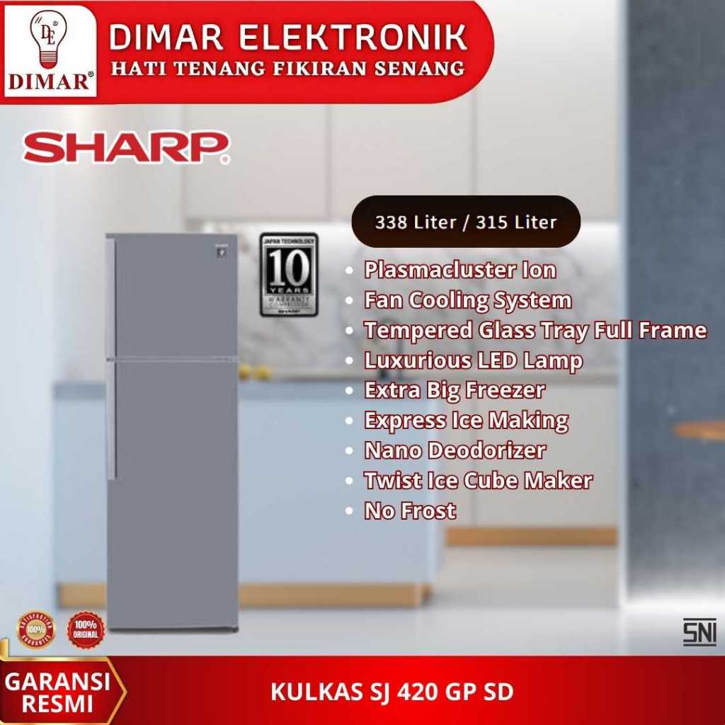 Sharp kulkas SJ 420 GP SD