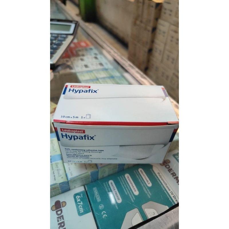 hypafix 10cm x 5m / plester luka elastis hipafix leukoplast
