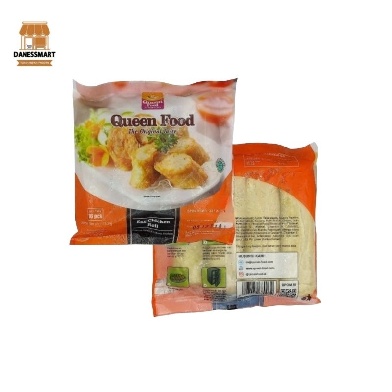 

Queen Food Egg Roll Isi 16pcs (350gram)