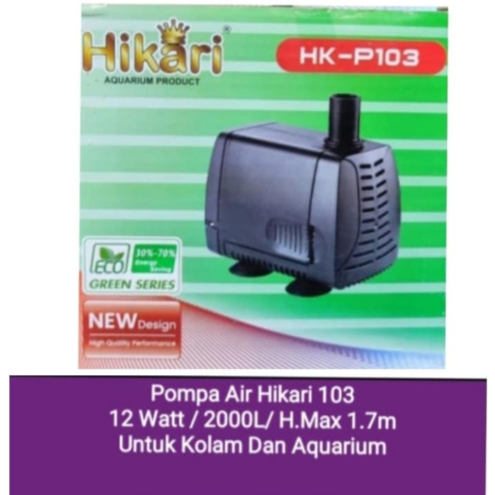 Hikari HK 103 Pompa Celup Kolam Aquarium.