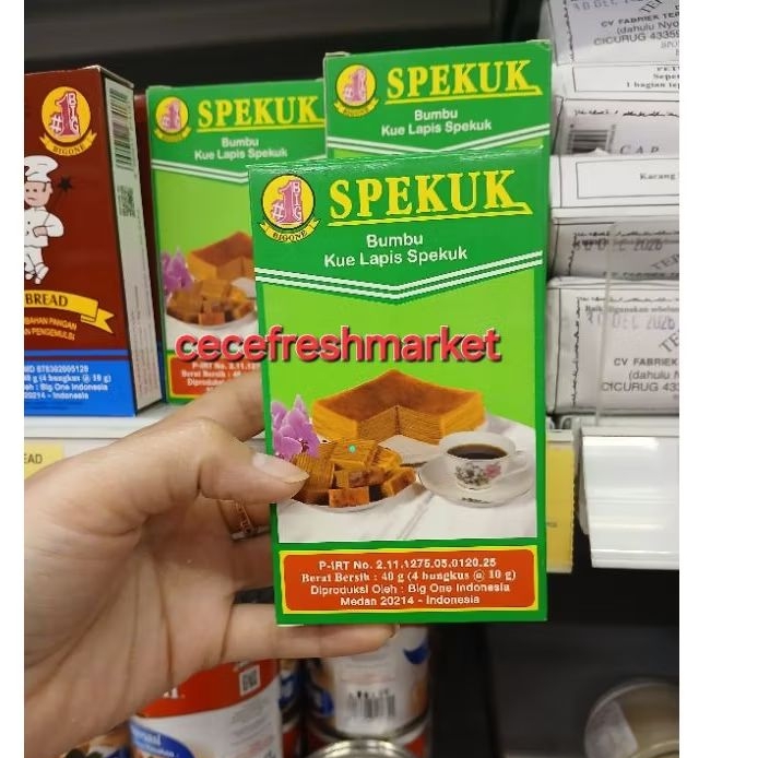 

Jual bumbu kue lapis spekuk merk big one pack 40 gr