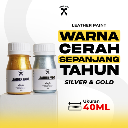 SVMMER SHOES CARE Cat Sepatu Tas Canvas Leather Paint Gold Silver Repaint Nubuck Kulit Kanvas Rubber