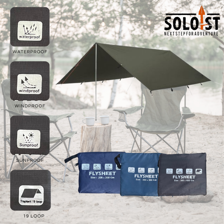 FLYSHEET 3X4 WATERPROOF BIVAK | Flysheet 2x3 Ripstop Lokal | Flysheet Tenda 3x3 Ripstok | Flysheet 3