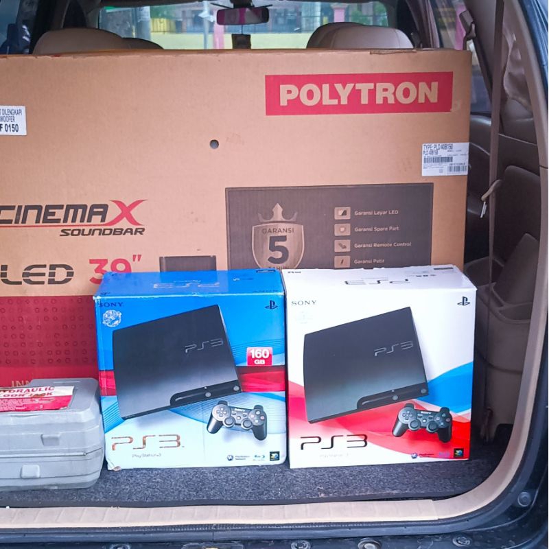 Ps3 slim satu paket dengan LED tv
