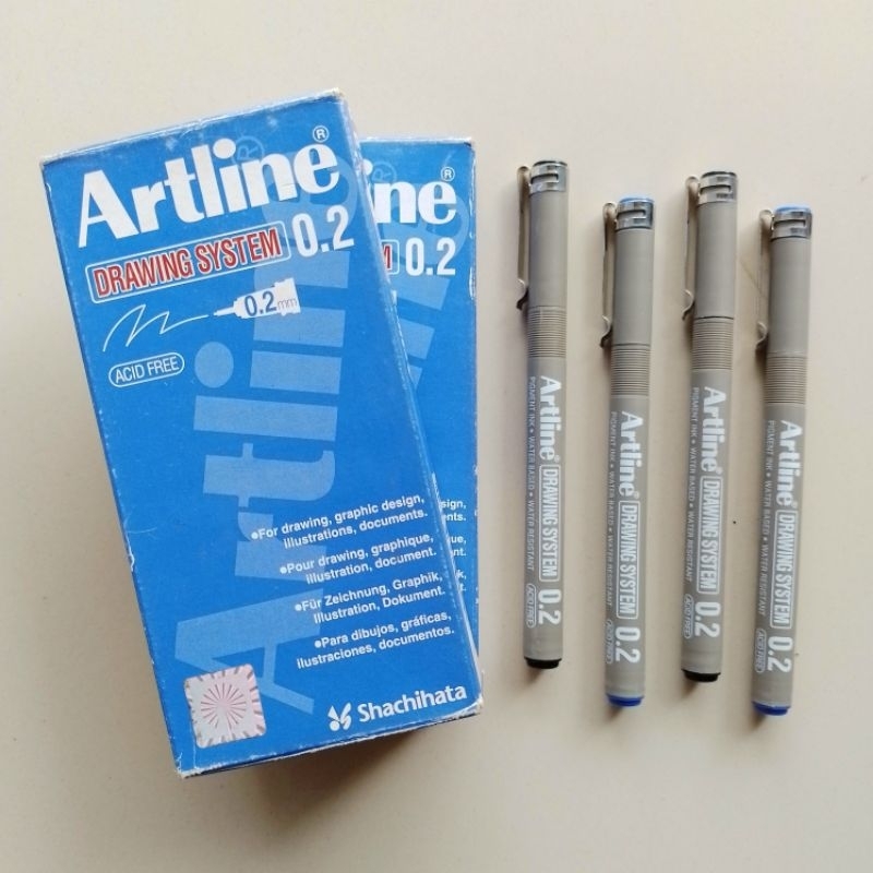 

Pulpen Gambar Drawing Pen Artline 0,2 mm ( Pcs ) [ Original ]