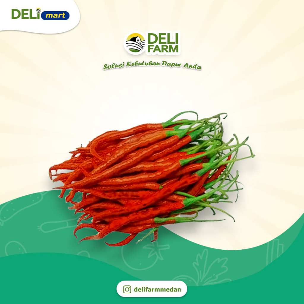 

Deli Mart [Khusus INSTAN Medan ] Cabai Merah Gunung by Deli Farm