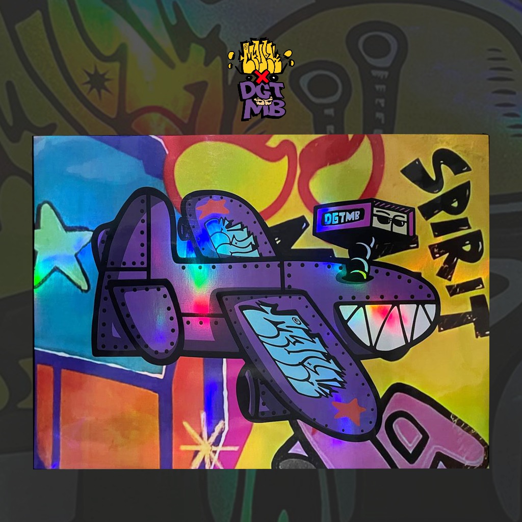 

DGTMB X MUCK - Sticker Poster Hologram Spirit