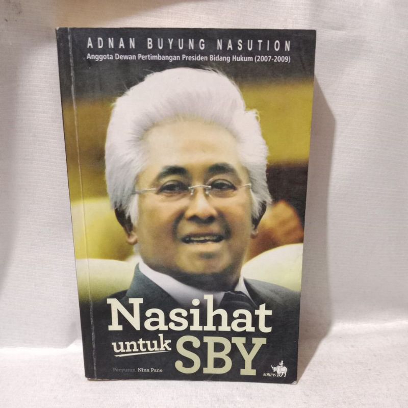 Buku Nasihat Untuk SBY -Adnan Buyung Nasution