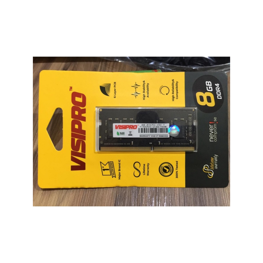 RAM 8GB DDR4 VISIPRO-PC25800
