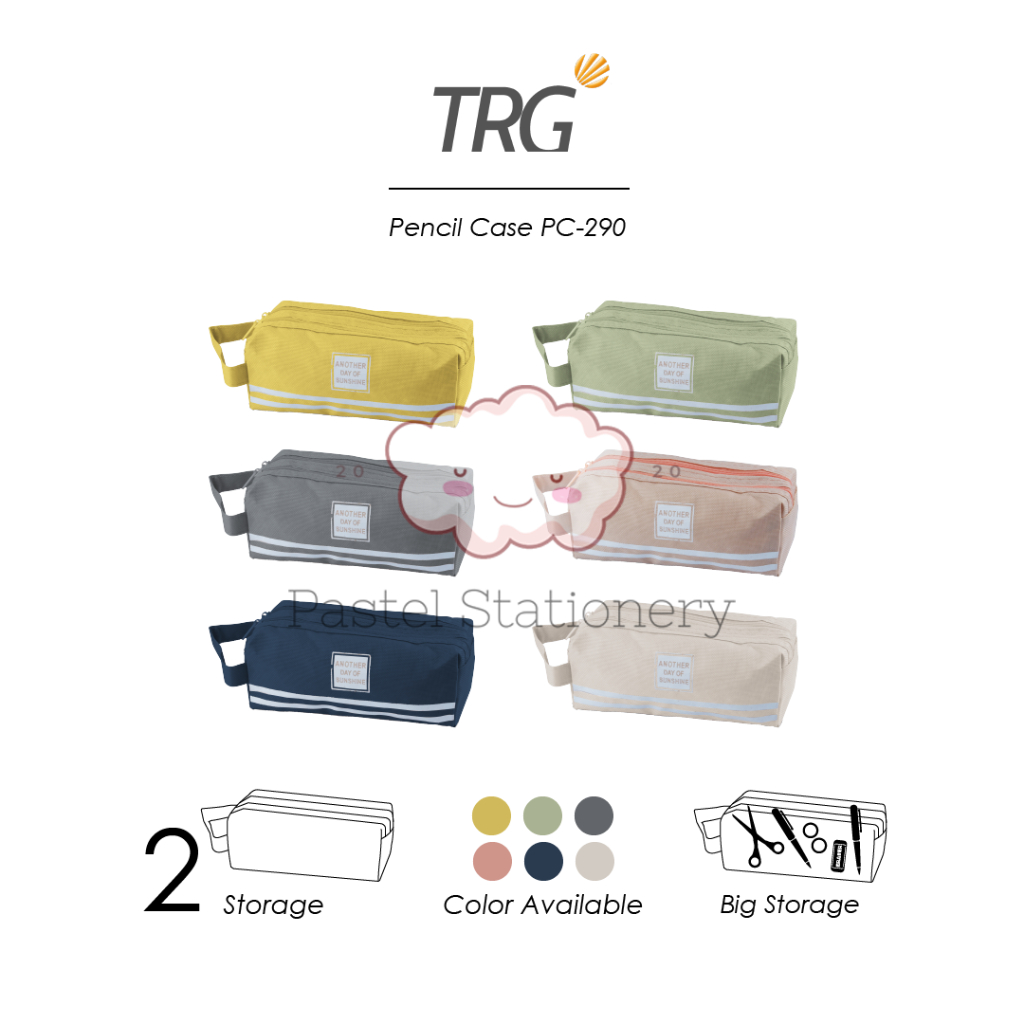 

TRG Oxford Pouch Zipper Pencil Case PC-290 - Tempat Kotak Pensil Alat Tulis TRG