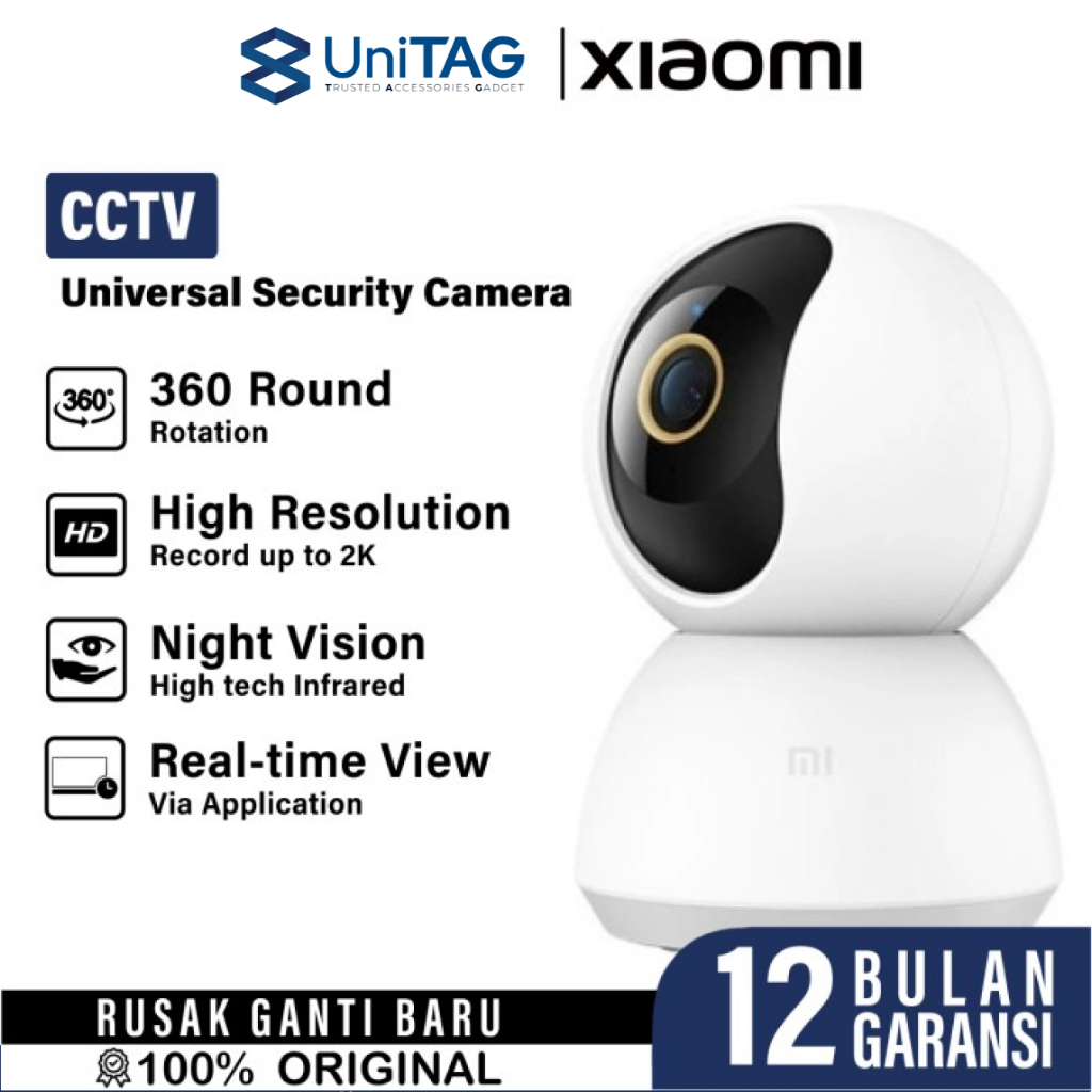 CCTV Xiaomi Mi Home Security Camera 360 1080p IP Cam Garansi Resmi TAM by UniTAG