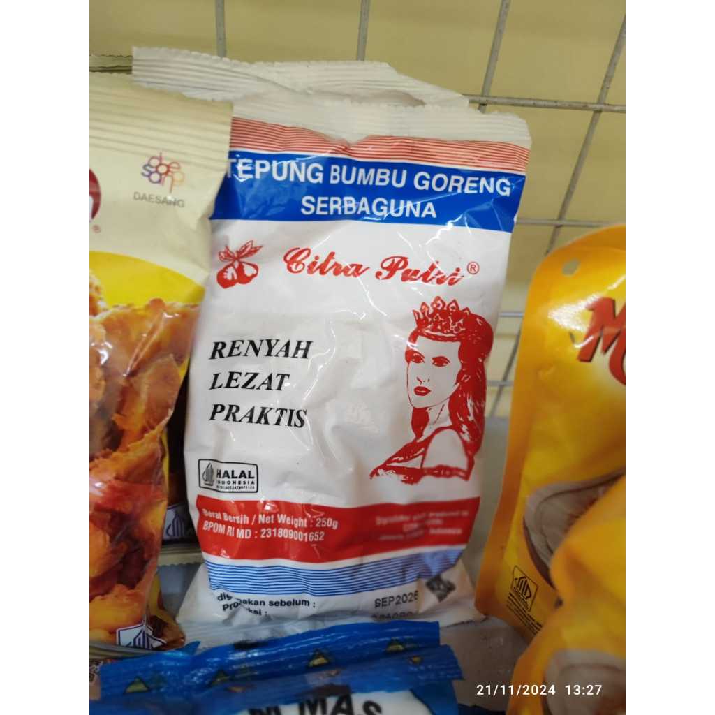 

Tepung bumbu goreng serbaguna citra putri 250 gr