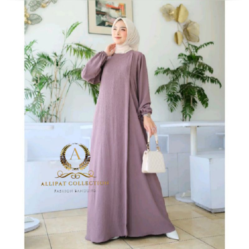 Gamis Maryam Dress Terbaru Simple dan Elegan