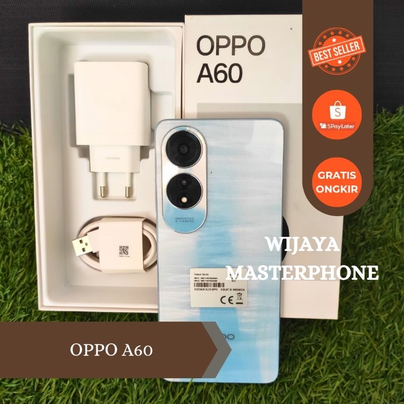 oppo A60 Ram 8GB Internal 128GB HP Second Seken Bekas Fullset [murah] hp murah