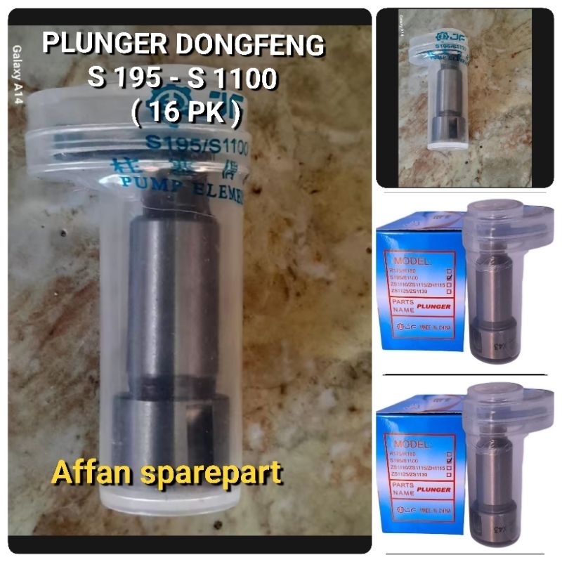 PLUNGER DIESEL S 195 - S 1100 UNTUK MESIN DIESEL DONGFENG ( 16 PK ) ASLI MARLIN