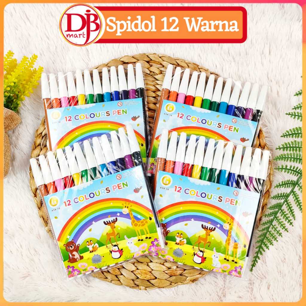 

DJB - Set Spidol Isi 12 Warna / Colours Markers 838 - 12