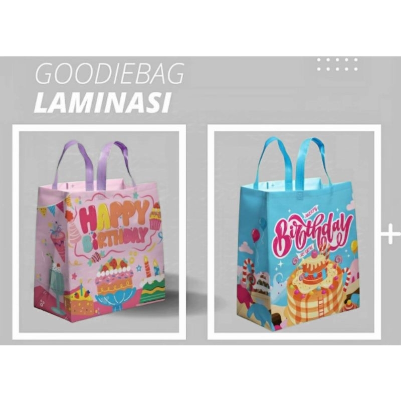 Tas Ultah / Tas Souvenir Ulang Tahun Anak / Goodiebag Ulang Tahun Premium Hampers