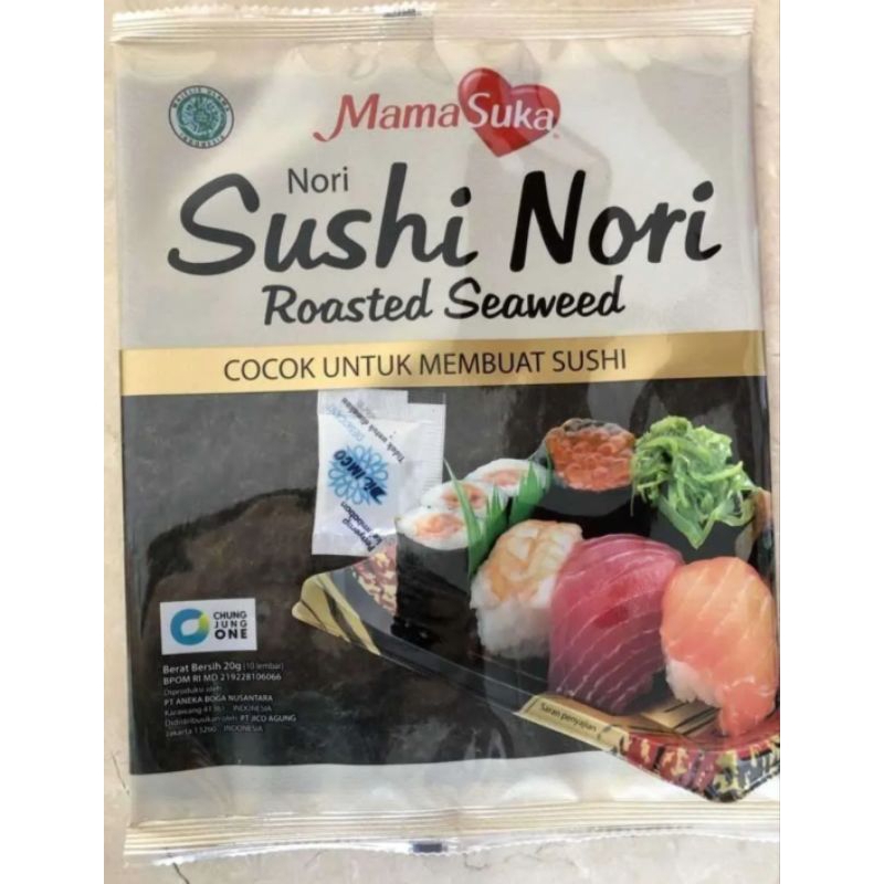 

Sushi Nori seaweed roasted/ rumput laut sushi 200gram