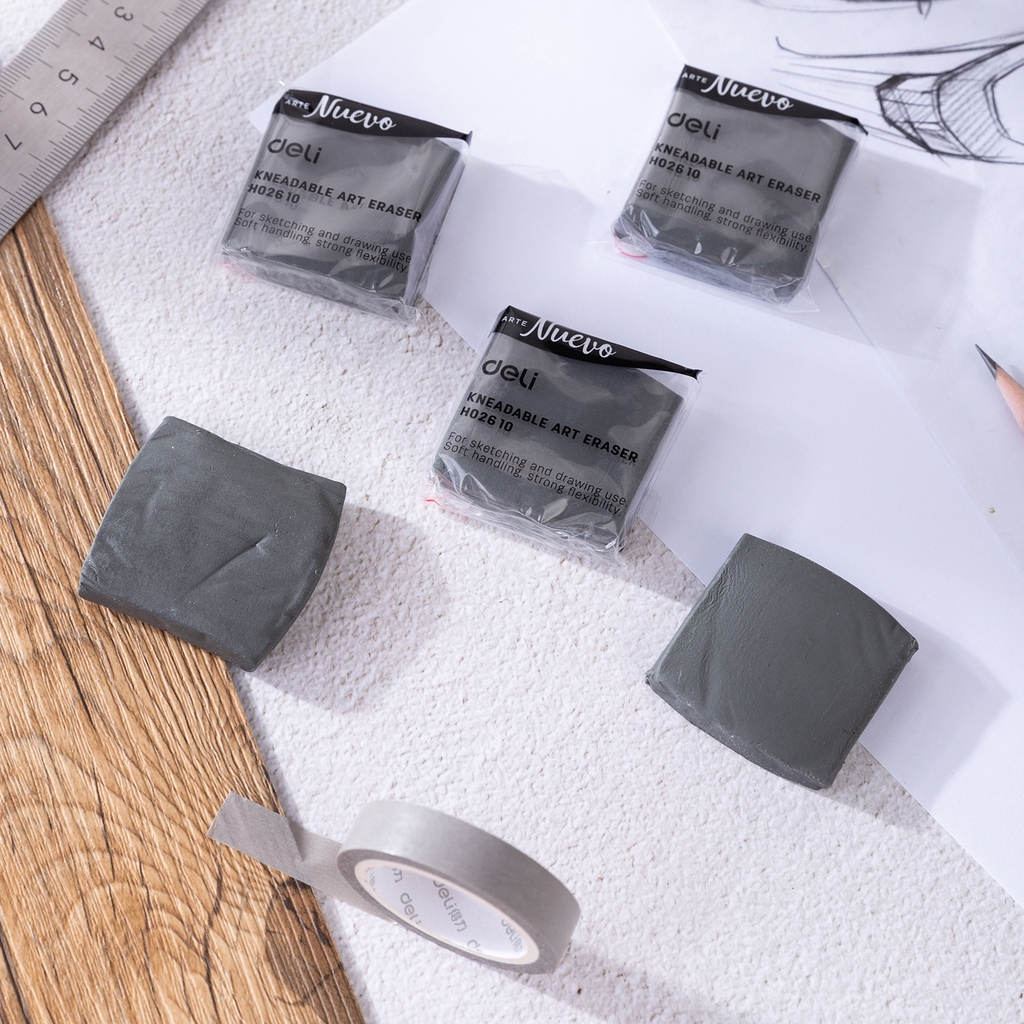 

D3W! Deli Penghapus Viral School Eraser / Penghapus Bersih Bisa Dibentuk Sesuai Keinginan 1 Box = 18