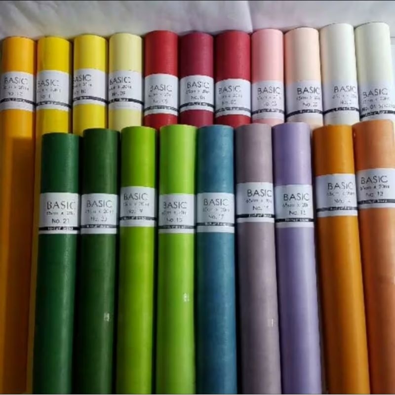 [1 ROLL 65cm x 20 meter ] Non Woven Paper Tissue Basic Kertas Buket | Korean Flower Wrapping Tissue 