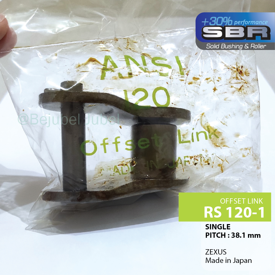 sambungan rantai SENQCIA / ZEXUS RS 120-1 Offset Link