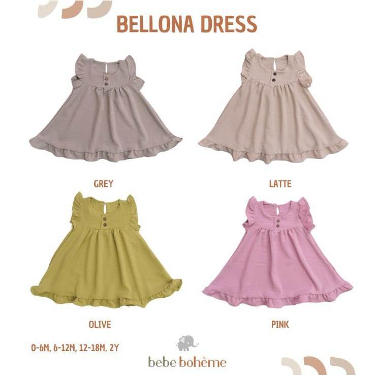 BEBE BOHEME - BELLONA DRESS - Dress Anak Perempuan