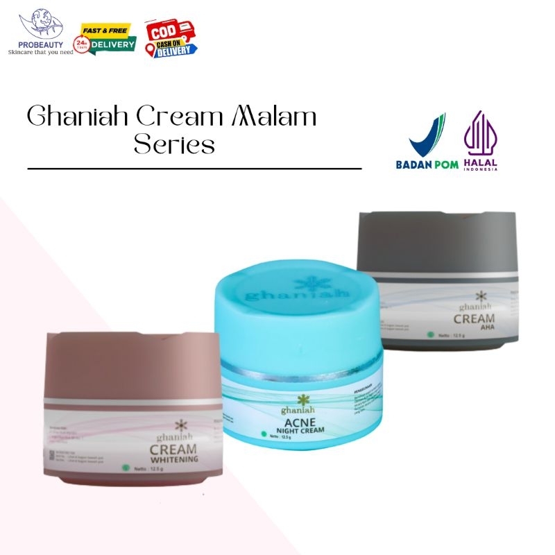 GHANIAH NIGHT CREAM | CREAM MALAM GHANIAH | GHANIAH SKINCARE