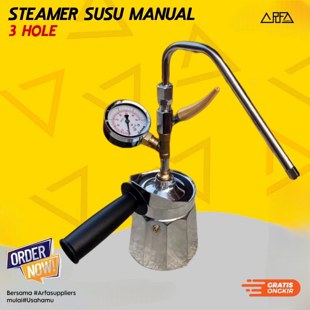 Steamer Susu Manual 3 Hole