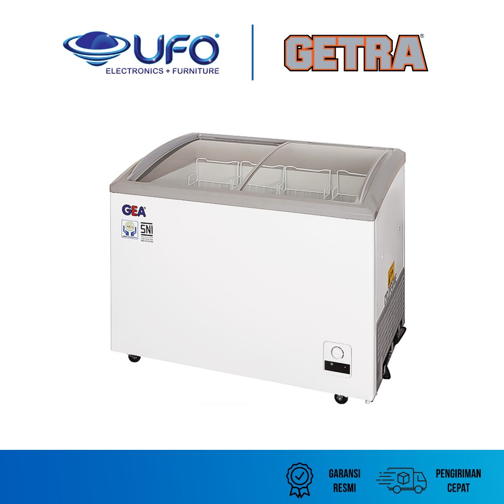 Gea Chest Freezer Sliding kapasitas 330 liter SD303