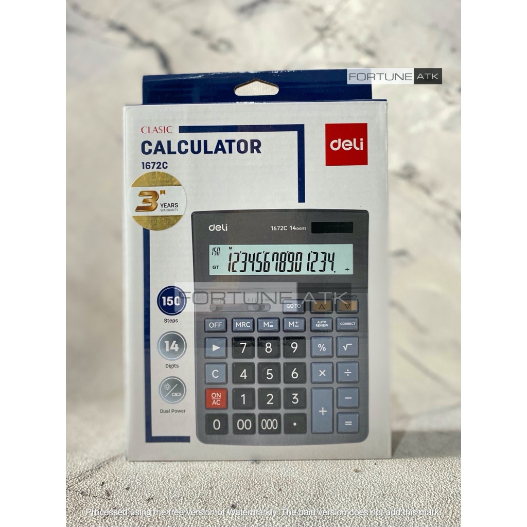

CALCULATOR DELI 1672C
