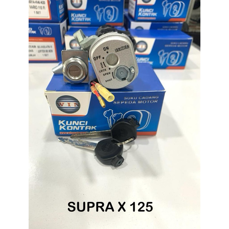 Kunci kontak SET motor SUPRA X125 merk WIN