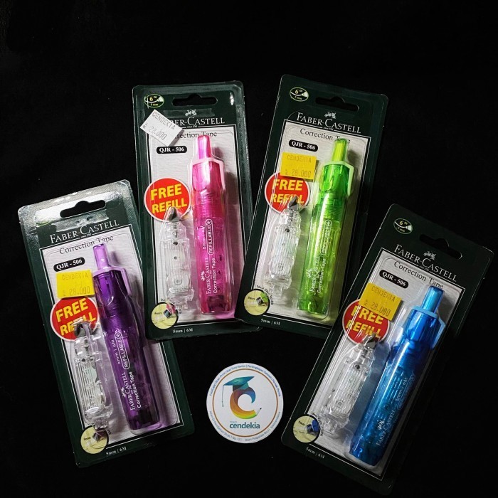 

Correction Tape Tipe-x Kertas FABER CASTELL QJR-506 - Biru