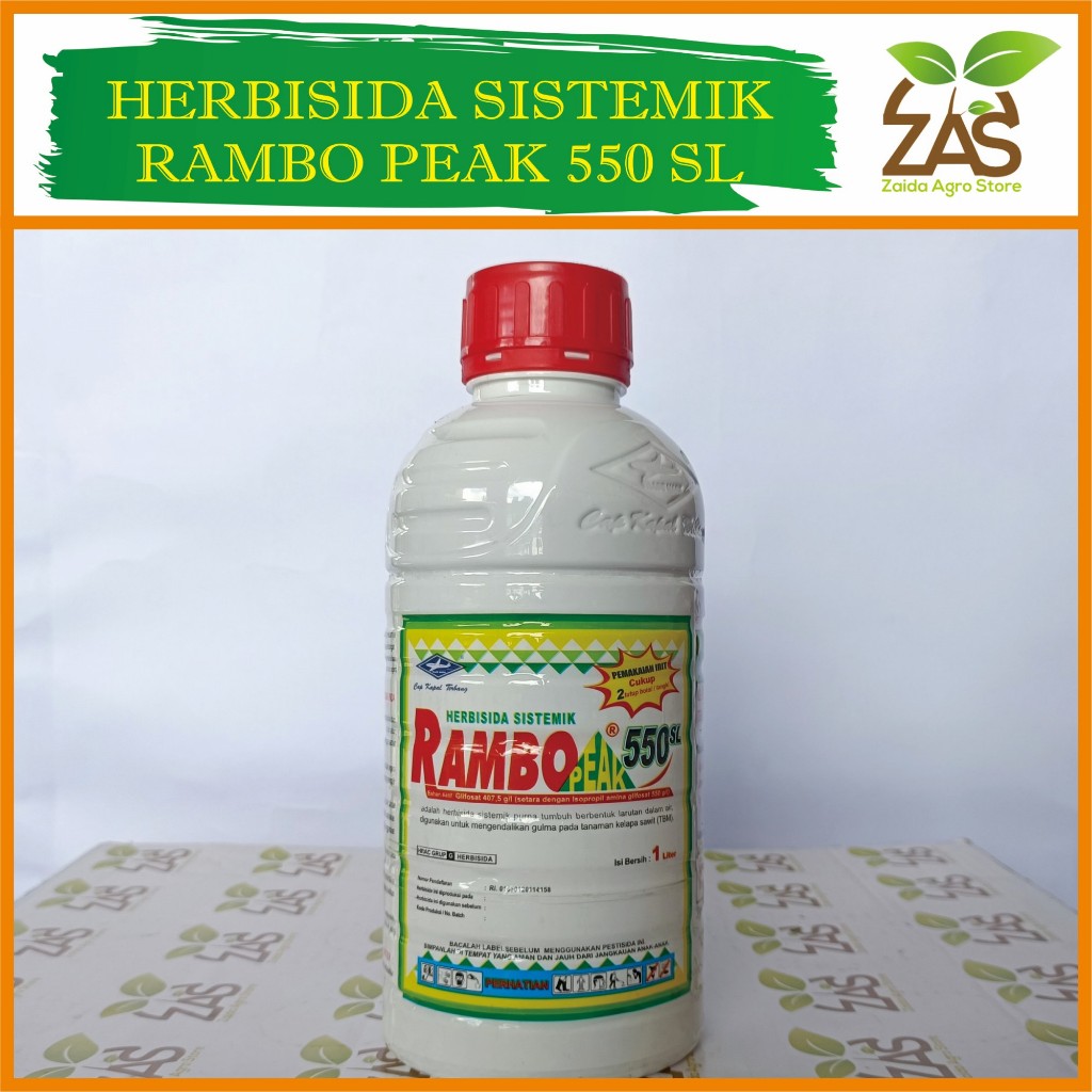 RAMBO PEAK 550 SL - 1 LITER - HERBISIDA SISTEMIK